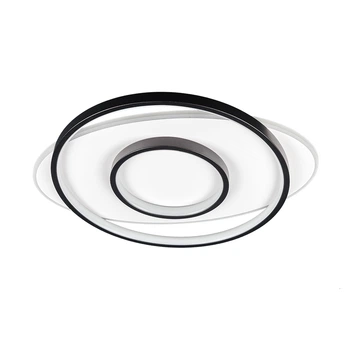 Потолочная декоративная светодиодная LED люстра 54 W Черная (26184)