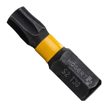 Бита ударная магнитная Torx Hoegert S2 1/4" T30 20 шт. (HT1S702)