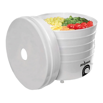 Сушка овощей и фруктов SeaBreaze SB-0302 4 секции 520Вт, 11л с регулировкой мощности