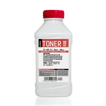 Тонер ColorWay для HP LJ P1005/1102/1010/2035 Canon LBP1000,1120,1210,151,2900, 3000,3010Premium Universal (TH-U05-0.1)
