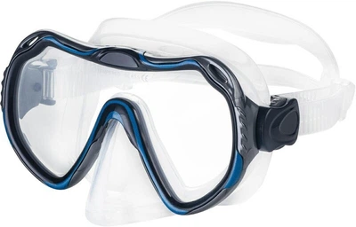 Маска для дайвінгу Aqua Speed JAVA 3099 синій, чорний, прозорий Уні OSFM
