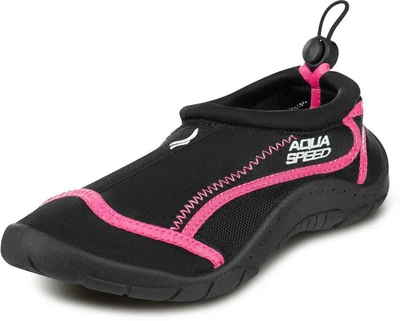 Аквашузы Aqua Speed AQUA SHOE MODEL 28D 9560 черный, малиновый Уни 35