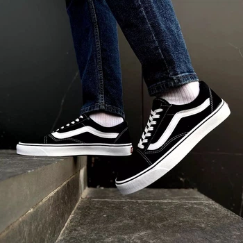 Кеды мужские Vans р. 42 Черный (KD-015)