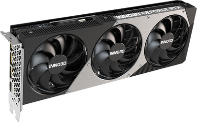 Видеокарта INNO3D PCI-Ex GeForce RTX 5080 X3 16GB GDDR7 (256bit) (2617/30000) (HDMI, 3 x DisplayPort) (N50803-16D7-176068N)
