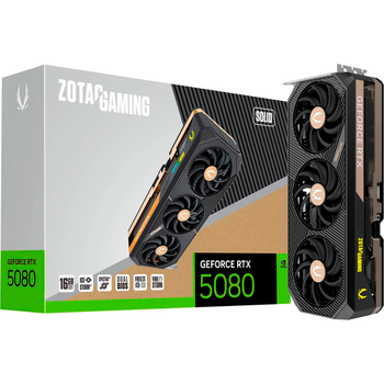 Видеокарта Zotac Gaming GeForce RTX 5080 SOLID 16GB (ZT-B50800D-10P) EU [127137]