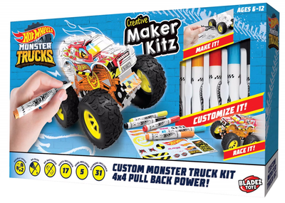 Набір для самостійного складання Bladez Toyz Hot Wheels Creative Maker Kitz Monster Tracks (5060158856060)