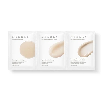 Набір тестерів з екстрактом гриба Альбатрелуса Needly pH balancing Line 3step(toner, lotion, cream)3шт по 3 мл