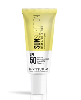 Сонцезахисний крем для обличчя Instytutum Sunscription Dark Spot Defence SPF 50, 10 мл