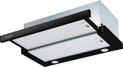 Витяжка телескопічна Borgio TLF (TR) 60 black (850 м3/год, 3 швидкості, кнопкове кер.) 298192