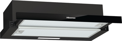 Витяжка телескопічна Hisense MH6TL2MB (350 м3/год, 3 швидкості, кнопкове кер.) 275374
