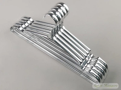 Набор 5 шт плечики вешалки Hanger PTH41 41 см металл цвет серебро