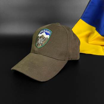 Бейсболка (кепка) Гірська піхота - Едельвейс (канвас) Хакі XXL / 61-62