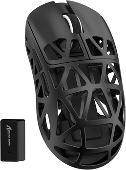 Безпровідна Ігрова Миша ATTACK SHARK R2 Black 2.4G/Bluetooth/USB type-c Сенсор PAW3950