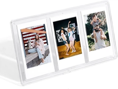 Фоторамка для Fujifilm Instax Mini на три фотографии Прозрачная