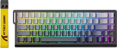 Клавиатура ATTACK SHARK X68 HE Gradient Magnetic Switch Проводная Механическая RGB Подсветка С поддержкой HOT-SWAP