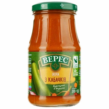 Ікра ВЕРЕС з кабачків екстра 310г