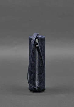 Ключница тубус из кожи для ключей XL, синяя(BB_30004058)