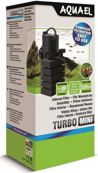 Filtr wewnętrzny do akwarium Aquael Turbo Mini (5905546339063)