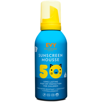Сонцезахисний мус EVY Technology Sunscreen Mousse Kids SPF 50 для дітей та немовлят 150 мл