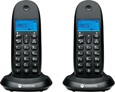 Телефон стаціонарний Motorola C1002 CB+ Duo Black (E07000K50B2AES(01))