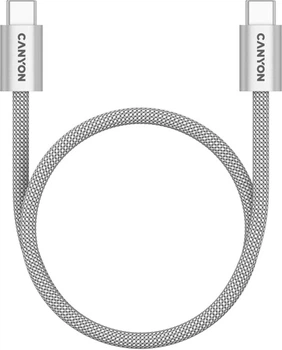 Kabel Canyon OnWire 60MG C-C 60W Magnet Braided 1 m Light Grey (CND-CCMG60AB15LG)