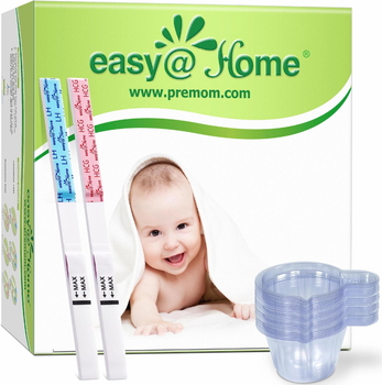 Набір тестів Easy@Home - 25 тестів на овуляцію, 10 тестів на вагітність