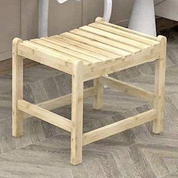Табурет для ванной из дерева Тонорис бланже (ТВН-010401)