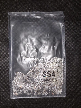 Стрази скляні DMC SS4 Crystal 1440 шт/уп холодна фіксація