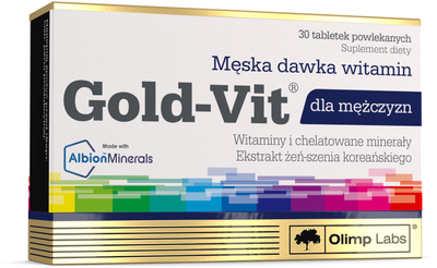 Дієтична добавка Olimp Labs Gold-Vit для чоловіків 30 таблеток (5901330043574)