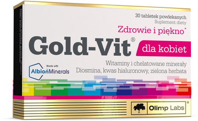 Дієтична добавка Olimp Labs Gold-Vit для жінок 30 таблеток (5901330043581)