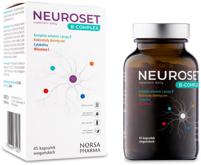 Suplement diety Norsa Pharma Neuroset B-Complex 45 kapsułek (5905669770231)