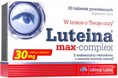 Suplement diety Olimp Labs Luteina Max-Complex 30 tabletek (5901330046278)