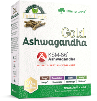 Suplement diety Olimp Labs Gold Ashwagandha KSM 60 kapsułek (5901330094217)