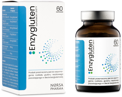 Suplement diety Norsa Pharma Enzygluten 60 kapsułek (5905669770224)