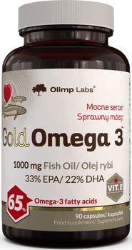 Дієтична добавка Olimp Labs Gold Омега 3 1000 мг 90 капсул (5901330096013)