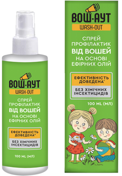 Спрей протипедикульозний Wash-Out Профілактичний 100 мл (4820174892135)