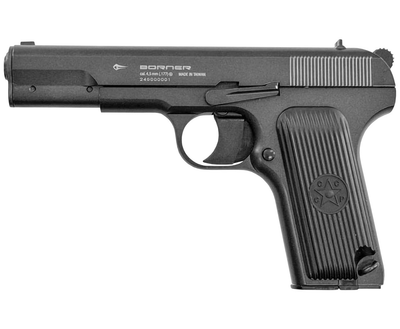 Пневматический пистолет Borner TT-M 4.5 мм (Тульский Токарев, металл)