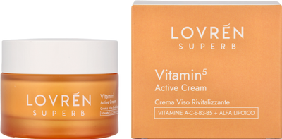 Крем для обличчя Lovren Superb Vitamin 5 Active живильний 50 мл (8058253239229)