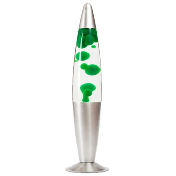 Лава лампа настільна без запаху з воском бульбашками Lava Lamp 42 см декоративний світильник нічник з підсвічуванням від мережі Зелений