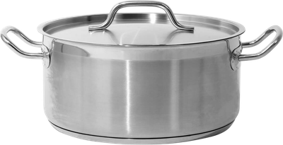 Каструля Yato низька з кришкою 8 л (5906083860270)