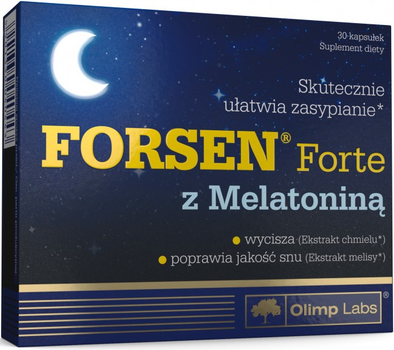 Диетическая добавка Olimp Labs Forsen Forte с мелатонином 30 капсул (5901330040443)