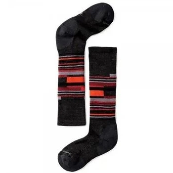 Носки детские Smartwool Wintersport Stripe Charcoal/Bright Orange, р.XS