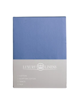 Простирадло LUXURY LINENS Aliento 200x260 BLUE 100%єгипетська бавовна (441200260)