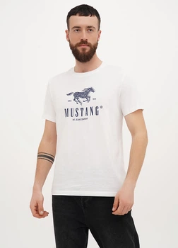 Футболка чоловіча Mustang Білий XXL (1025069)
