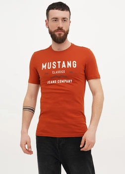 Футболка чоловіча Mustang Мідний XXL (1014446)