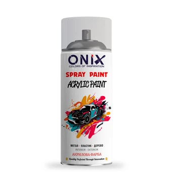 Лак акриловый Прозрачный Матовый ONIX 190 Matt Lacquer 400 мл