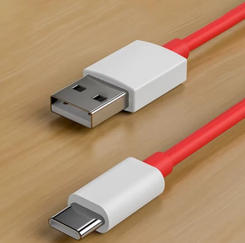 Кабель для заряджання Oneplus 10T Nord CE 3 Supervooc Warp Charge Usb Type C Cable 0.35м. 100W 65W 8A Fast Charge One Plus 10 Pro 9RT (No Brand)