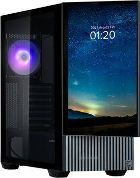 Корпус Zalman Z10 DS со встроенным монитором (Z10DSBLACK)