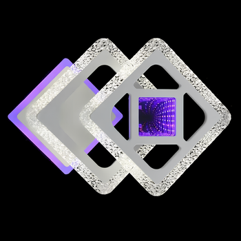Потолочная LED люстра 66W VALESO с двумя акриловыми плафонами 3000-6000К белая IP20 V 3410-2C WH