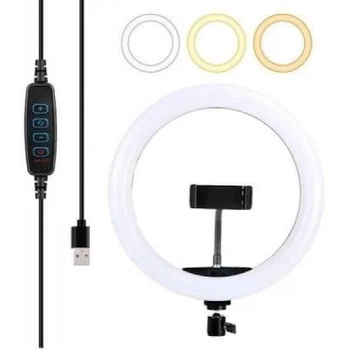 Светодиодная кольцевая лампа Led для фото и видео съемки UKC Ring Fill Light QX300, на 30см (без штатива)